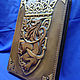 Leather notebook "KING LION" with initials. Diaries. Furmani. Online shopping on My Livemaster.  Фото №2