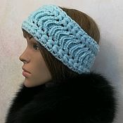 Аксессуары handmade. Livemaster - original item The headband is gently turquoise, a gift to a girl.. Handmade.
