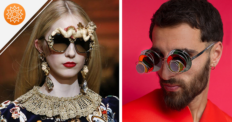 On The Darker Side 35 Extravagant And Weird Sunglasses Fashion Style And Trends в журнале