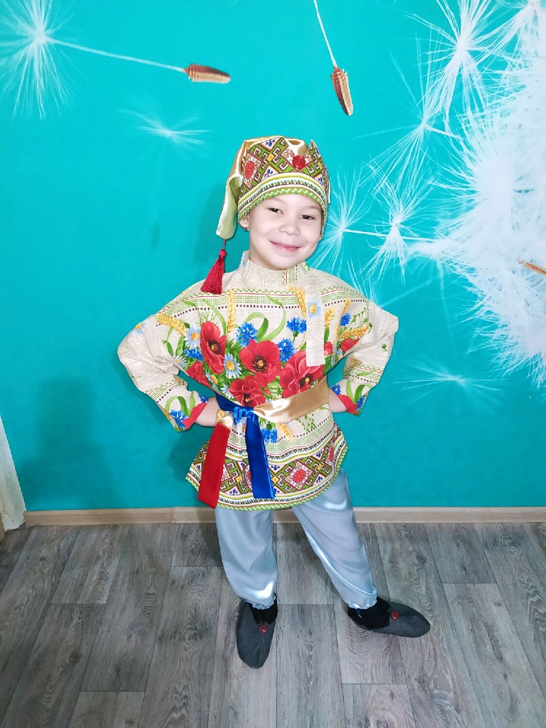 Карнавальный костюм Дед Мороз дет мех 152