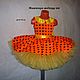 Dress 'dudes' orange polka dots at the prom. Carnival costumes for children. irina424. Online shopping on My Livemaster.  Фото №2