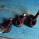 stand: Leather stand for Smoking pipe. Stand. VOLGA-VOLGA. My Livemaster. Фото №4