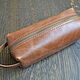 Men's leather dressing case. Travel bags. Andrej Crecca. Интернет-магазин Ярмарка Мастеров.  Фото №2