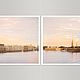 Pink Paintings Urban landscape with water Petersburg series of paintings Diptych. Pictures. Rivulet Photography (rivulet). Online shopping on My Livemaster.  Фото №2