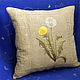 Order Decorative interior pillow linen embroidery sofa cushion. Denimhandmade.Olga. Livemaster. . Pillow Фото №3