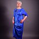 Maxi Long Dress Blue. Dresses. LaraWoolStudio (laraWoolStudio). Online shopping on My Livemaster.  Фото №2