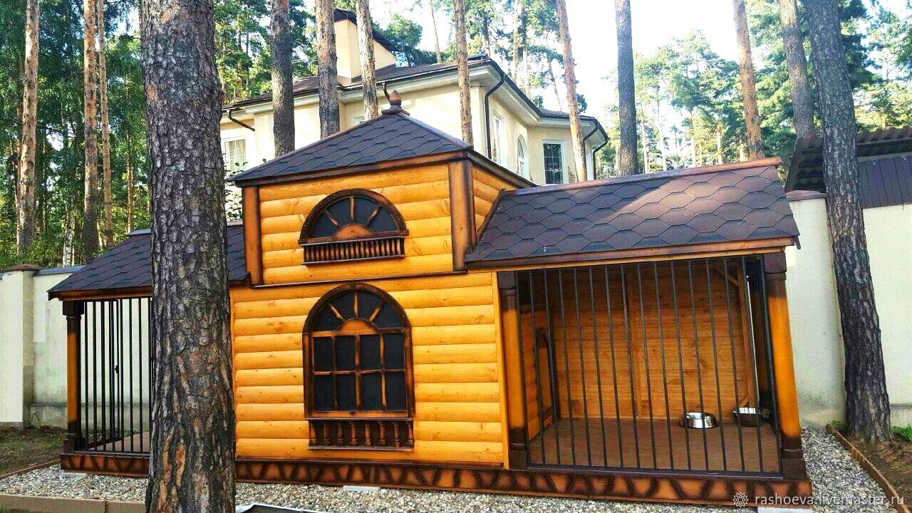 Будки Для Собак Из Дерева Фото