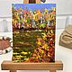 Copy of Fall Painting Original Art Birch Tree Small Wall Art Autumn Forest. Pictures. katbes. Online shopping on My Livemaster.  Фото №2