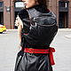 Leather Black Backpack, Backpacks, Pushkino,  Фото №1