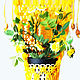 Подвесная ваза-кашпо ЛИМОНАД, Композиции, Санкт-Петербург,  Фото №1