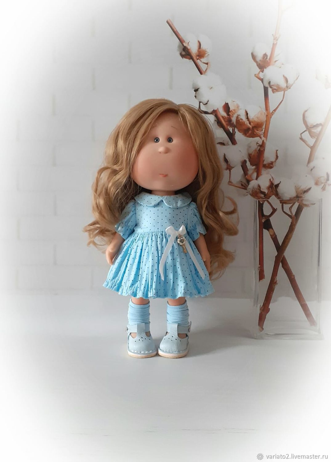 Виниловая кукла + аутфит Миа Булочка купить в интернет-магазине Ярмарка ...