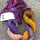 Viscose Ribbon for Embroidery (39) 'Violet-Yellow'(England). Thread. Crystal Sky Hrustalnoe Nebo. Интернет-магазин Ярмарка Мастеров.  Фото №2