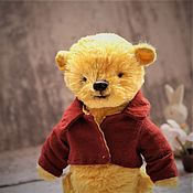 Куклы и игрушки handmade. Livemaster - original item Teddy Bear Yellow Cog. Handmade.