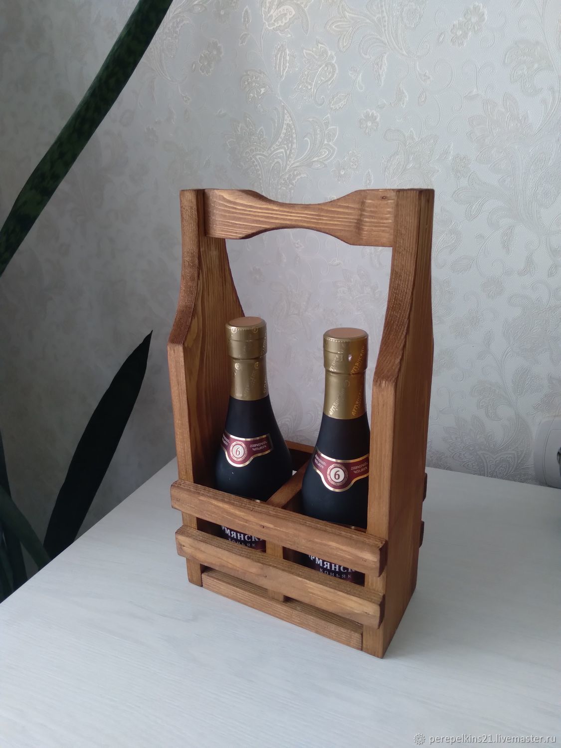 Коробка подарочная под бутылку / ящик для вина, коньяка, виски 