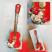 Сувениры и подарки handmade. Livemaster - original item Sweet gift Guitar made of candy. Handmade.