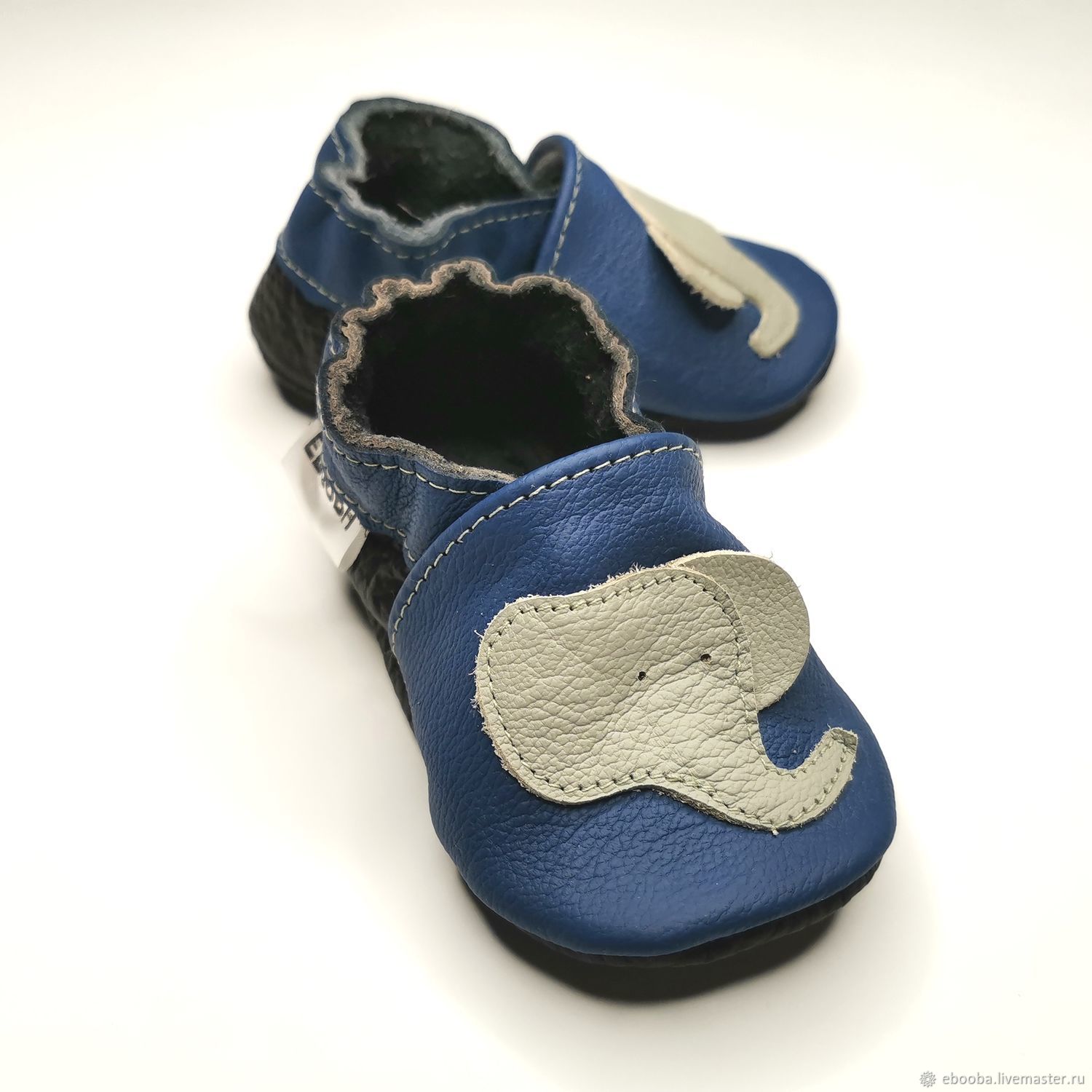 Gray Elephant Baby Shoes, Kids' Shoes, Toddler Slippers купить на