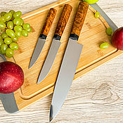 Для дома и интерьера handmade. Livemaster - original item Set of kitchen knives 