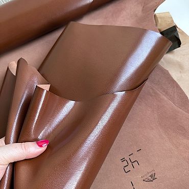 Материалы для творчества ручной работы. Ярмарка Мастеров - ручная работа Коза Falco Pellami Cognac 1.0мм. Handmade.