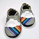 Baby shoes Rainbow, Gray baby slippers, Kids Slippers, Ebooba. Footwear for childrens. ebooba. Online shopping on My Livemaster.  Фото №2