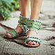 Летние сапожки Бейсик 10. Сапоги. Annushka-shoes. Ярмарка Мастеров.  Фото №4