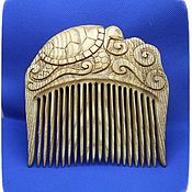 Сувениры и подарки handmade. Livemaster - original item Combs: Wooden TURTLE Comb. Handmade.