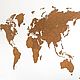 Заказать Mapa del mundo decoración DE la pared gigante marrón 280h170 cm. mybestbox (Mybestbox). Ярмарка Мастеров. . World maps Фото №3