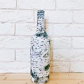 Посуда handmade. Livemaster - original item Decorative bottle Birch. Handmade.