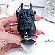 Ring number holder based on the photo of the animal. Brooches. artroombullibull. Online shopping on My Livemaster.  Фото №2