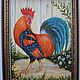 Oil Painting "Rooster", Pictures, Moscow,  Фото №1