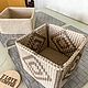 Order Medium-sized square basket. WowBag. Livemaster. . Basket Фото №3