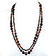 Long large beads natural sardonyx. Beads2. Iz kamnej. Интернет-магазин Ярмарка Мастеров.  Фото №2