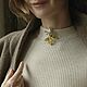 Винтажная брошь-цветок  с эмалью и жемчугом, 1928 Jewelry Антик. Брошь-булавка. Винтажные сокровища_2. Интернет-магазин Ярмарка Мастеров.  Фото №2