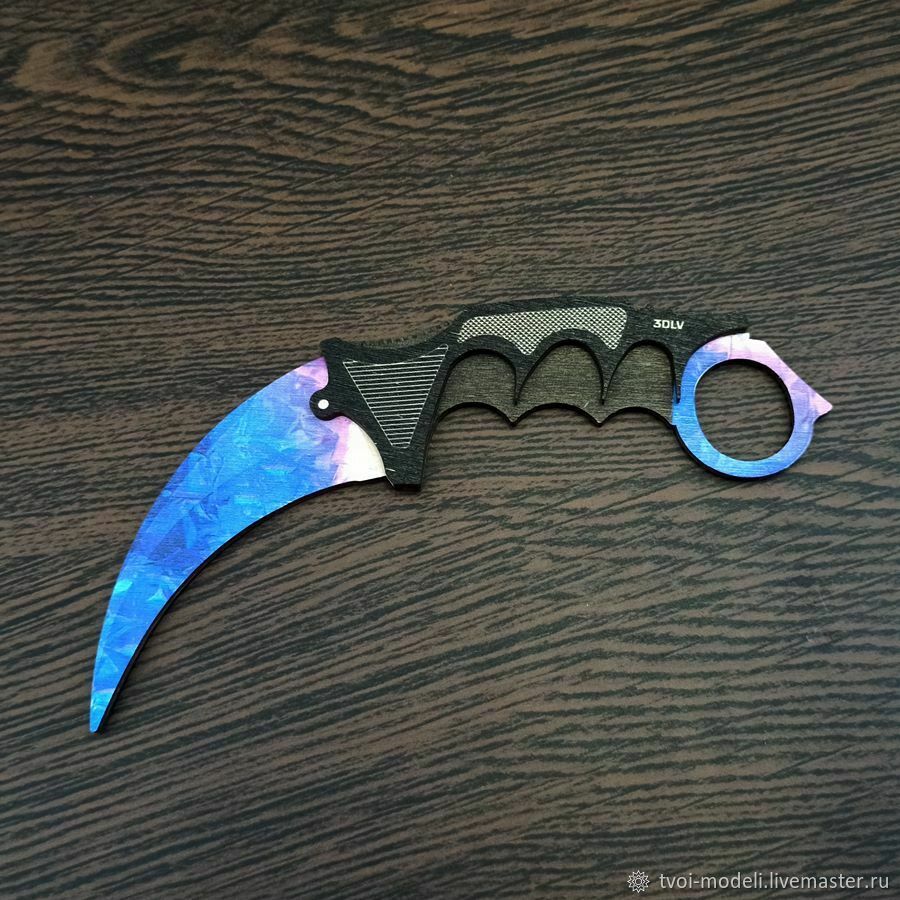 Нож сувенирный Karambit 1-19 Knife CS:GO Standoff из дерева купить в  интернет-магазине Ярмарка Мастеров по цене 300 ₽ – RIECCRU | Сувенирное  оружие, Москва - доставка по России