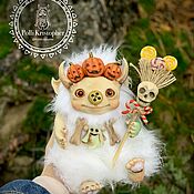 Куклы и игрушки ручной работы. Ярмарка Мастеров - ручная работа interernaya muñeca: Chamán De Halloween. Handmade.