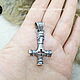 Charm 'Wolf's Cross' sterling silver 925. Pendant. Jewelry happiness Master BRB. My Livemaster. Фото №4