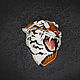 Order Orange brooch 'Tiger, year of the tiger, growling, new 2022'. greenfox-23. Livemaster. . Brooches Фото №3