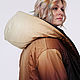 Winter down jacket with belt ' Coffee craters', Down jackets, Moscow,  Фото №1