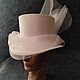Wedding top hat 'Diana' with a veil. Sombreros de la boda. Felt Hats Shop. Online shopping on My Livemaster.  Фото №2