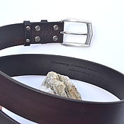 Аксессуары handmade. Livemaster - original item Men`s belt made of Buffalo leather. Handmade.