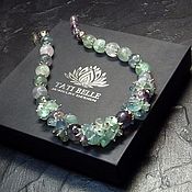 Украшения handmade. Livemaster - original item Necklace made of fluorite 