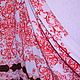 Viscose chiffon 'Majolica' red, Fabric, Moscow,  Фото №1