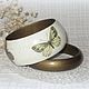 White, Olive, Mint women's bracelets wood Butterflies 2 options, Bead bracelet, Volsk,  Фото №1