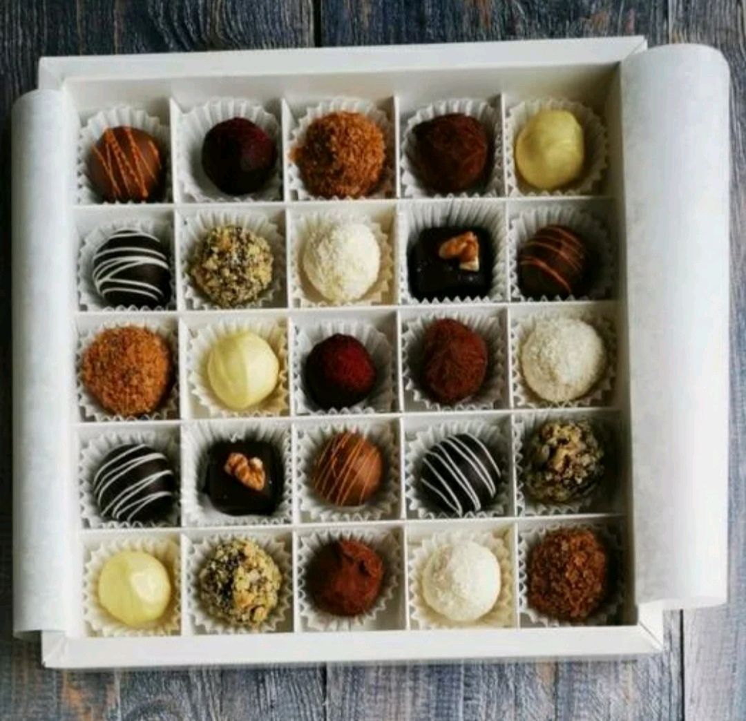 Шоколадный трюфель ручной работы. Набор 25 шт. в интернет-магазине на ...