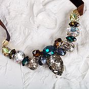 Украшения handmade. Livemaster - original item Choker Necklace made of Swarovski crystals 