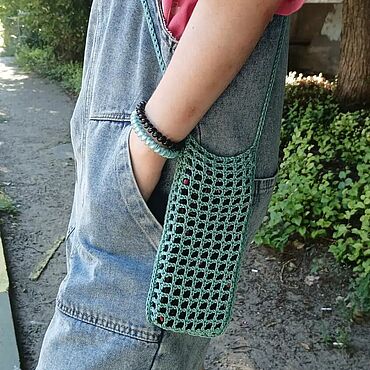 Сумки ручной работы. Ярмарка Мастеров - ручная работа Сумка для телефона. Handmade.
