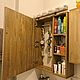 Навесные шкафчики из дерева  в ванную. Шкафы. WOOD LOFT (woodloftmsk). Ярмарка Мастеров.  Фото №5
