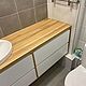 Тумба под раковину с  фасадами МДФ. Мебель для ванной. Мастерская Wooden Lion/Мебель для ванной/89995455929. Ярмарка Мастеров.  Фото №5