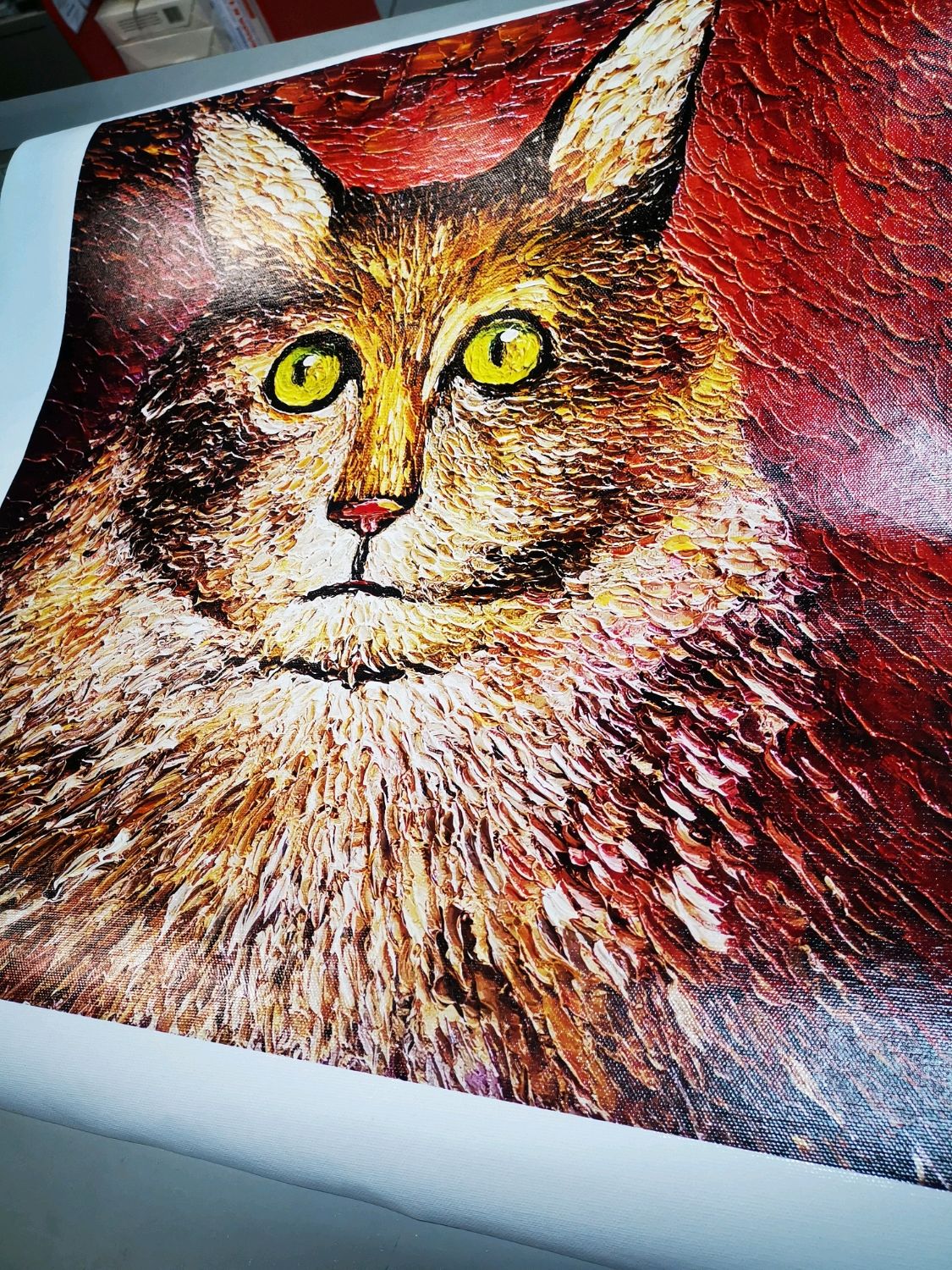 Картина-постер печать на натуральном холсте (Жикле) купить в интернет ...