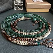 Украшения handmade. Livemaster - original item Lariat of beads 