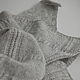 Grey knitted shawl 'Snow city' shawl, bactus, Shawls1, Saratov,  Фото №1